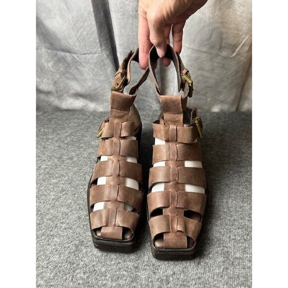 JEFFREY CAMPBELL Elective Sandal in Brown sz 7.5 $168 - Picture 2 of 10